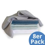 Gauze diaper / gauze cloth 8 pack 80 x 80 cm - Patina / Mint