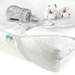 Wasserdichte Betteinlage / Matratzenauflage für Baby- & Reisebetten - Molton 60 x 120 cm