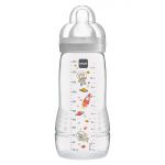 PP-Flasche Easy Active Baby Bottle 330 ml - Silikon Gr. 2 - Weltall - Grau