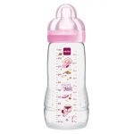 PP-Flasche Easy Active Baby Bottle 330 ml - Silikon Gr. 2 - Weltall - Rosa
