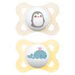 Pacifier 2-pack Original - Silicone 0-6 M - Beige