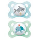 Pacifier 2-pack Original - Silicone 0-6 M - Blue
