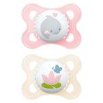 Pacifier 2-pack Original - Silicone 0-6 M - Pink