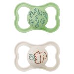 Pacifier 2-pack Supreme - Silicone 6-16 M - Beige