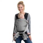 Baby carrier / sling duo with removable hip belt Wild Crosses - bellybutton - Grey