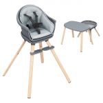 8in1 high chair Moa growing from 6 months-5 years high chair, booster seat, table, chair & stool - Beyond Graphite
