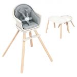 8in1 high chair Moa growing from 6 months-5 years high chair, booster seat, table, chair & stool - Beyond White