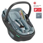 Coral 360 i-Size infant car seat from birth to 12 kg (40 cm - 75 cm) with soft carrier & sun canopy - Essential Grey