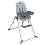 Ava Beyond Eco Care high chair from birth - 3 years weighing only 6 kg with reclining position and tray - Grey