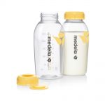 2-tlg. PP-Flaschen-Set für Muttermilch je 250 ml