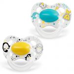 Pacifier Original DUO from 18 M - Yellow & Turquoise
