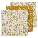 3er Pack Mullwindeln 70 x 70 cm - Cheetah - Honey Gold