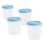 Storage container 4 pack 250 ml each - Azure