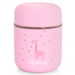 Edelstahl-Isolierbox Silky Food Thermos Mini 280 ml - Rose