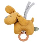 Mini-Spieluhr 20 cm - Hund Charlie - Caramel