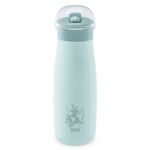 Stainless steel drinking bottle Mini-Me Flip Cup - with bite-proof drinking top 500 ml - Globus - Blue