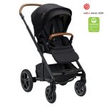 Buggy & pushchair MIXX next with reclining function, convertible all-weather seat, telescopic pushchair incl. leg cover, adapter & rain cover - Caviar