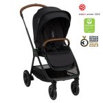 Buggy & pushchair TRIV next with reclining function, convertible all-weather seat, telescopic pushchair only 8.9 kg, incl. adapter & rain cover - Caviar