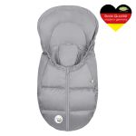 BabyNest Dauni down footmuff for infant carriers & carrycots - silver