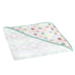 Hooded bath towel Jaquard 80 x 80 cm - Dots - Colorful