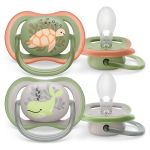 Pacifier 2-pack Ultra Air 6-18 M - Turtle / Whale