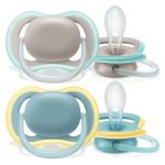 Pacifier 2-pack Ultra Air from 18 M - Beige / Dawn