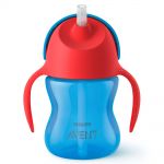 Straw cup with handles 200 ml - SCF796/01 - Blue