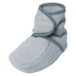 Fleece shoe with Velcro - Grey - Size 18 / 19