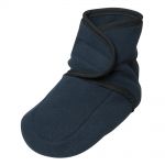 Fleece shoe with Velcro - Navy - Size 18 / 19