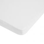 Waterproof fitted sheet 70 x 140 cm - White