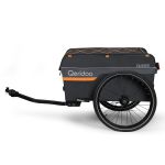 Bicycle load trailer Qubee with coupling capacity 130 liter volume - Grey