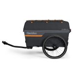 Bicycle load trailer Qubee XL with coupling capacity 220 liter volume - Grey