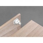 Magnetic lock 4-pack with mounting hardware - White