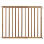 Door safety gate / stair gate (63 to 103.5 cm) for screwing - natural
