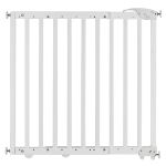Door safety gate / stair gate (63 to 106 cm) for clamping or screwing - white