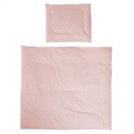 2-piece bedding Organic 80 x 80 cm / 35 x 40 cm - Lil Planet - Pink Mauve