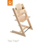 Tripp Trapp® Nature Baby Set - high chair + backrest and safety bar