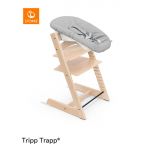 Tripp Trapp® Natur Newborn Set - Hochstuhl + Neugeborenenaufsatz (verstellbar) Grey