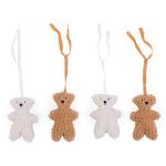 Hanging toy 4-pack for play arch / play trapeze - Teddy