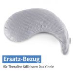 Replacement cover for nursing pillow The Yinnie 135 cm - dots - gray