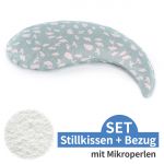 Nursing pillow The Yinnie with micro bead filling incl. cover 135 cm - Delicate flowers