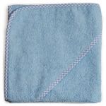 Hooded bath towel 80 x 80 cm - Uni Blue