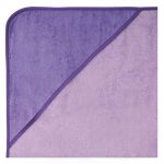 Kapuzenbadetuch 80 x 80 cm - Uni Flieder Violett