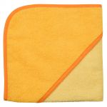 Hooded bath towel 80 x 80 cm - Uni Yellow