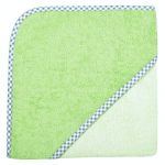 Hooded bath towel 80 x 80 cm - Uni Pastel Opal Green