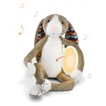 Cuddly toy night light with music - Bo the rabbit